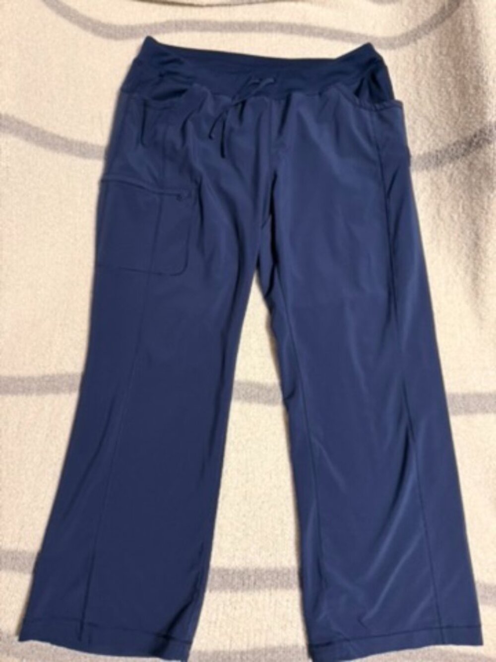 Infinity Navy Blue Scrub Pants Size XL Drawstring Medical Nursing